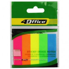 Індекс-регістри (5*20арк) пластикові, кольорові, NEON  4-435