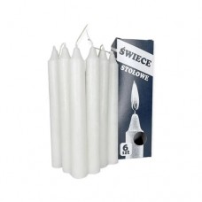 Свічка столова біла, d20мм, h20см