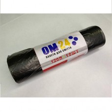 Пакет для сміття 120л/10шт (72*102) 15 мкм чорний ОМ24