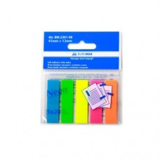 Закладки з клейким шаром 45х12 / 20лх5 кол. пластик. NEON BM.2301-98