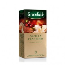Чай чорний с ваныллю та журавлиною (2г*25шт.) Vanilla Cranberry Greenfield