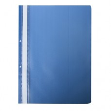 Швидкозшивач пластиковий A4, з перфорацією, колір синій, BM.3314-02