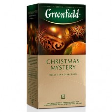 Чай чорний з прянощами та ароматом цитрусових (1,5г*25 шт) Christmas Mystery Greenfield