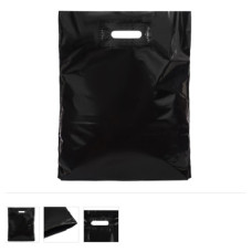 Пакет полиэтиленовый (35х45/100мкм) с прорезными ручками черный Пакет полиэтиленовый (35х45/100мкм) с прорезными ручками черный