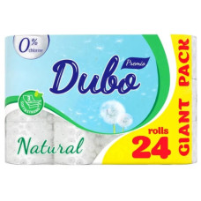 Туалетний папір на гільзі целюлозний, 3-х шар., 24шт/уп  "Диво Premio Natural ECONOMY PACK"