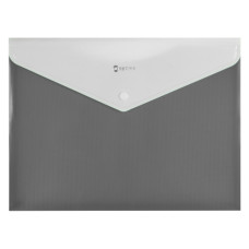 Папка-конверт А4 непрозрачная  на кнопке "Полоска" с расширением180 мкм O31315-10