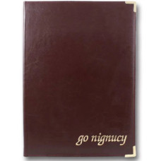 Папка А4 бумвинил, бордо "До підпису", MIRADUR ППВ-5