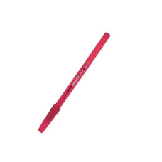 Ручка шариковая, корпус прозрачный,красная , (1мм)  db2055-06