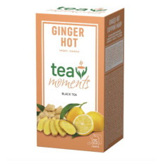 Чай TEA MOMENTS (25 ф/п *1,7гр)  черный байховый GINGER HOT 