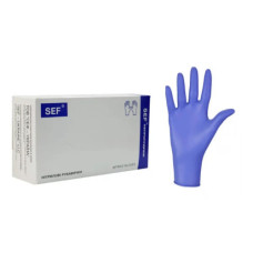 Рукавички нітрилові одноразові SFM  (100 шт) L