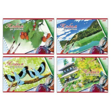 Альбом для рисования,скоба (12 л)