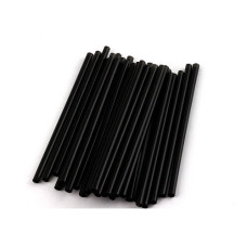 Трубочка мартини (125мм*d4,8мм/200шт) чёрная 00263