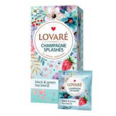Чай чорний та зелений Lovare Бризки Шампанського 2г*24шт