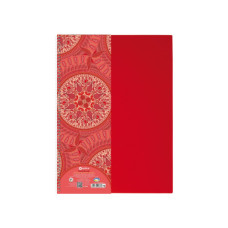 Блокнот  А4 80л # п/о, боковая спираль синий "Калейдоскоп" O20365-02