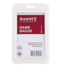 Бейдж вертикальный 50х85/70х110 двухсторнний белый 4530-21-А