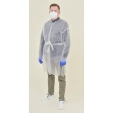 Халат полипропиленовый на завязках белый 2 XL БЕЗ ПДВ