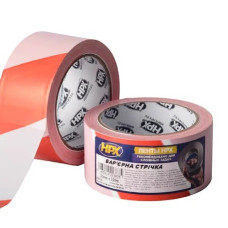 Оградительная сигнальная лента бело-красная B50100