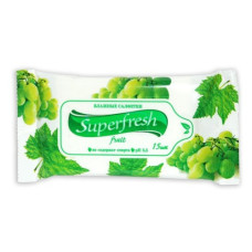 Салфетки влажные (15шт), Super Fresh