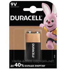 Батарейка 6LR61 Duracell лужна крона 9v,1.5V