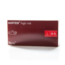 Рукавички латексные, L (8-9) пара, HOFFEN High Risk Рукавички латексные, L (8-9) пара, HOFFEN High Risk