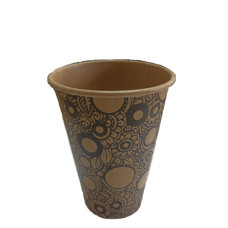 Стакан бумажный (250мл/50шт)  картонный крафт эконом Авангард