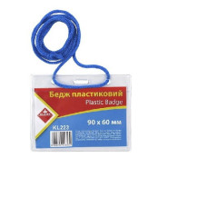 Бейдж гор, на шнурку 116х92/90х60 KL223