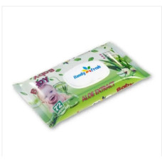 Салфетки влажные с клапаном (72шт) "Handy fresh" Алоэ детские