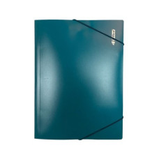 Папка пластикова, А4, на резинці, зелена 4-244-04