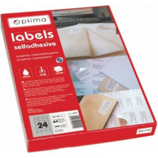 Этикетка самоклеющаяся А4, 24-ячейки (70х37мм/100л) О25115 Этикетка самоклеющаяся А4, 24-ячейки (70х37мм/100л) О25115