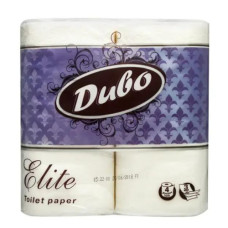 Туалетная бумага, целлюлозная, белая "Диво Элит" (4шт)