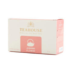 Чай зеленый порционный для чайника (20ф/п*4г) "Цветок Жасмина" TEAHOUSE