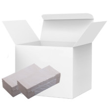 Полотенца бумажные макулатурные (230*240мм/160шт) 1-о сл., V слож. серые. Альбатрос ( ящик 25 уп)