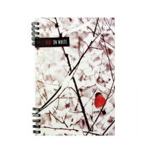 Блокнот  А5 80арк. #  м/о, спіраль збоку