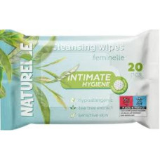 Салфетки влажные для интимной гигиены без клапана, с экстрактом чайного дерева  Naturelle  20 шт