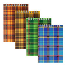 Блокнот, А6, клітинка, (48арк), спіраль, асорті, м/о, D8011-01