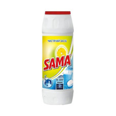 Чистячий засіб, (500г) "Sama" з ароматом лимону Чистячий засіб, (500г) "Sama" з ароматом лимону