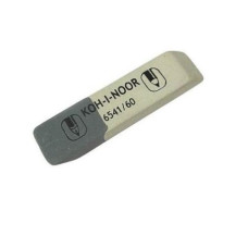 Ластик біло-сірий, 6541/60