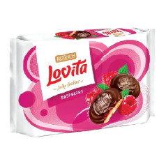 Печенье Roshen Lovita сдобное с желейной начинкой со вкусом малины 420г