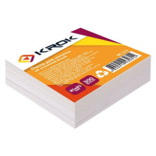 Папір для нотаток, білий, не клеєний (85х85/300л) KR-1111