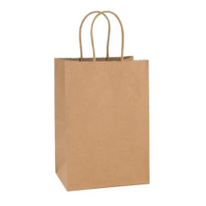 Пакет бумажный бурый 80г/м2 размер 35*26*15см с ручками (50шт) Пакет бумажный бурый 80г/м2 размер 35*26*15см с ручками (50шт)