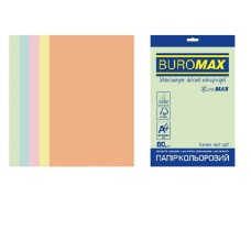Бумага А4 80 г/м2 (250л) пастель, 5 цветов BM.27212250Е-99