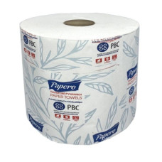 Рушники паперові целюлозні  білі  (190мм*125мм/75м/d60мм) 2-х слойн/600отр. RL042