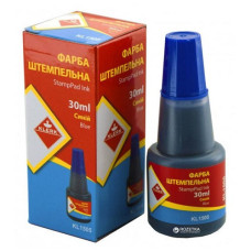 Фарба штемпельна, синя, (30мл), KL1505 Фарба штемпельна, синя, (30мл), KL1505