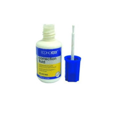 Корректор-штрих 20мл с кисточкой E41312  на водной основе 