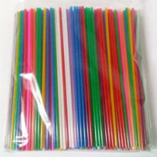 Трубочка мохіто, асорті, 210мм, d=3 мм, 500 шт/уп