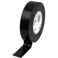 Изолента ПВХ  (17ммх11м) черная , Polermo