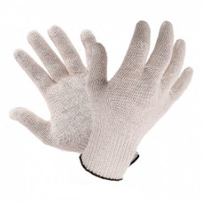 Рукавички трикотажні без нанесення ПВХ, 8700, білого кольору, 7-й клас Рукавички трикотажні без нанесення ПВХ, 8700, білого кольору, 7-й клас