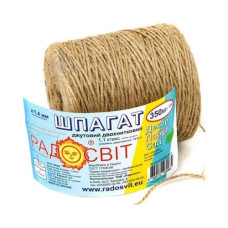 Шпагат джутовий 350м (ф1,4) Радосвіт Шпагат джутовий 350м (ф1,4) Радосвіт