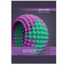 Блокнот А4 80л # п/о, боковая спираль, фиолетовый SPHERE BM.24452101-07
