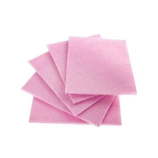 Серветка для прибирання віскозна, Рожеві 30х36см (1шт)